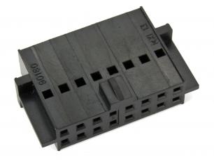 Kontakthus C-GRID III 2x8p 2.54mm @ electrokit