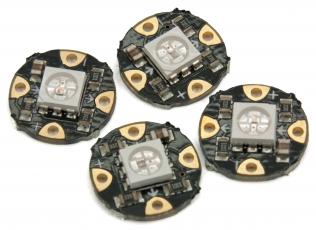 FLORA NeoPixel v.2 RGB-LED 4-pack @ electrokit