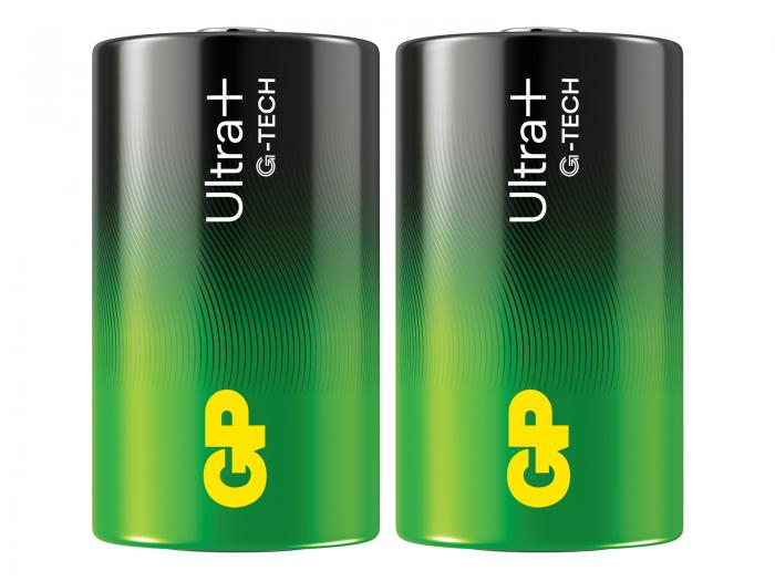 Batteri 1.5V LR20 / D GP Ultra Plus 2-pack @ electrokit (1 av 2)