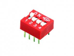 DIP switch 4-pol @ electrokit