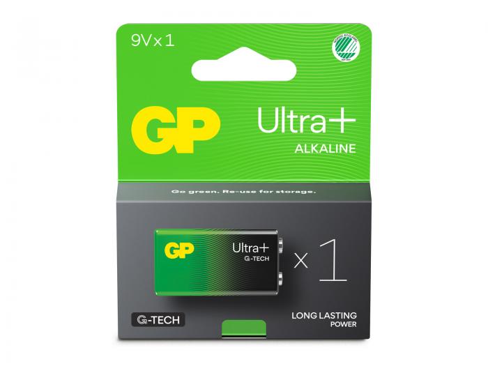 Batteri 9V 6LF22 GP Ultra Plus @ electrokit (2 av 2)