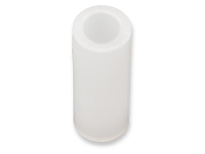 Distans M2 10mm plast vit - 25-pack @ electrokit (1 av 1)