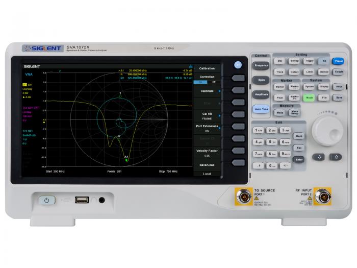 Spektrum- och ntverksanalysator 7.5GHz SVA1075X (inkl VNA) @ electrokit (1 av 5)