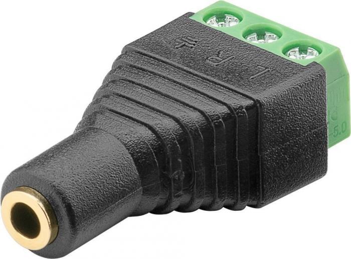 Adapter 3.5mm jack/skruvplint @ electrokit (1 av 2)