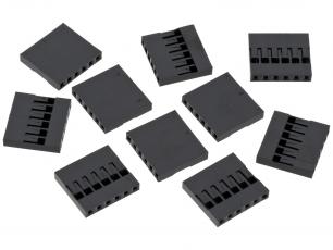 Kontakthus 2.54mm 1x6-pol 10-pack @ electrokit