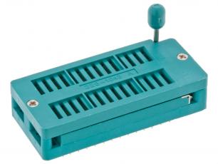 ZIF sockel 28-pin 0.6" @ electrokit