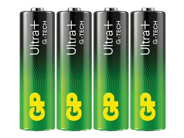 Batteri 1.5V LR6 / AA GP Ultra Plus 4-pack @ electrokit (1 av 2)