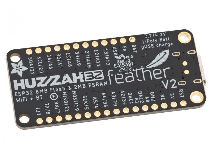 Adafruit ESP32 Feather V2 @ electrokit (2 av 2)