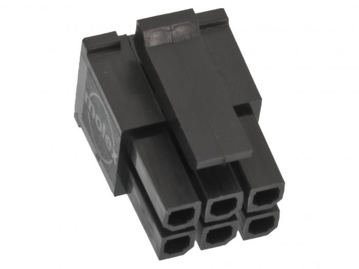 Kontakthus Micro-Fit hona 2x3p 3mm @ electrokit (1 av 2)