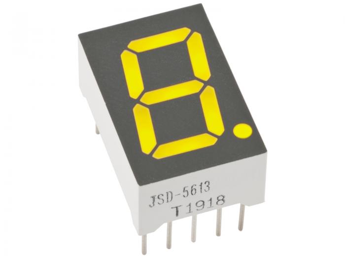 LED-display 7-seg 14mm gul CA @ electrokit (2 av 2)