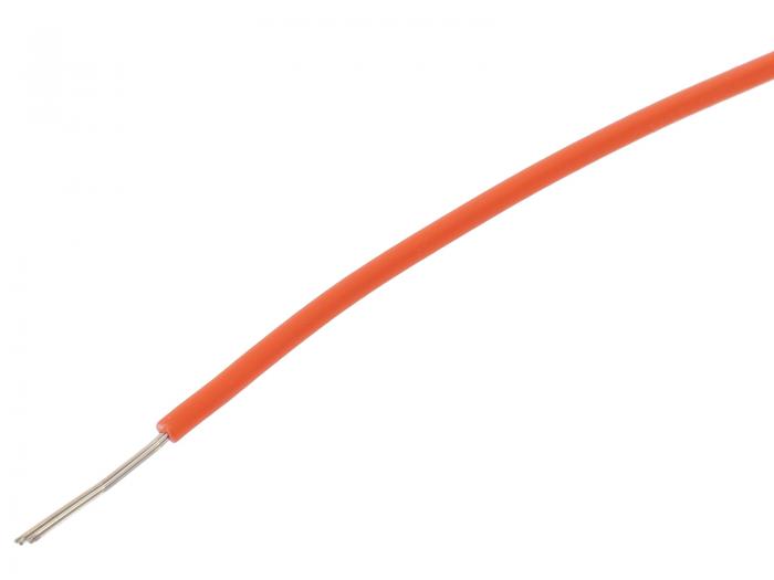 Kopplingstrd AWG24 flertrdig - orange /m @ electrokit (1 av 1)