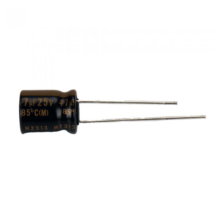 UKZ1E470MPM 47uF 25V 85C 10x12.5mm (MUSE) @ electrokit (1 av 1)