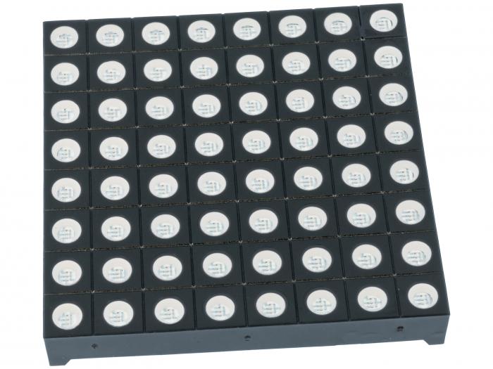 LED-matris 8x8 RGB gemensam anod 60x60mm @ electrokit (1 av 2)