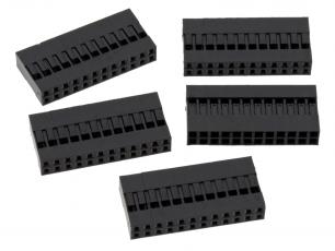 Kontakthus 2.54mm 2x12-pol 5-pack @ electrokit