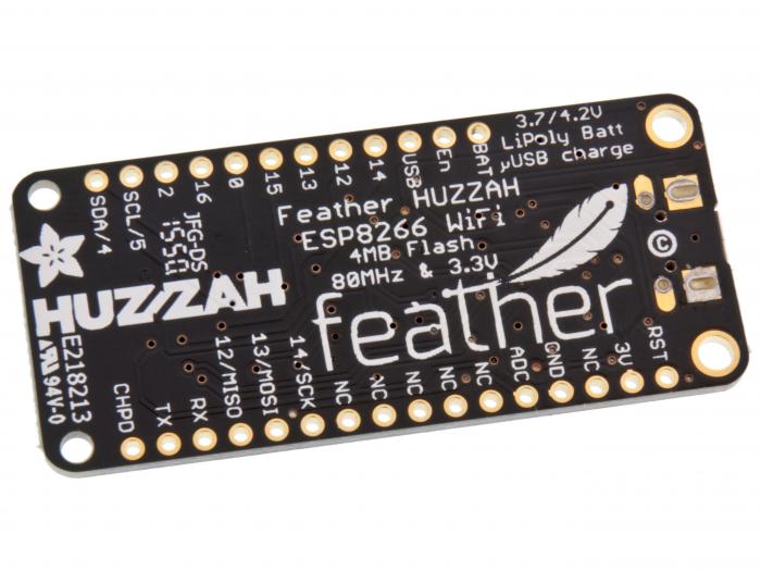 Adafruit Feather Huzzah ESP8266 @ electrokit (2 av 2)