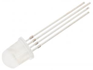 LED RGB 8mm adresserbar WS2812D-F8 @ electrokit