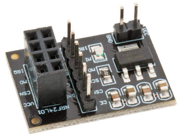 Adapterkort fr NRF24L01 med spnningsregulator @ electrokit (3 av 3)